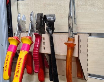 Wall Pliers Holder SVG File for Laser Cutting (3mm Ply)