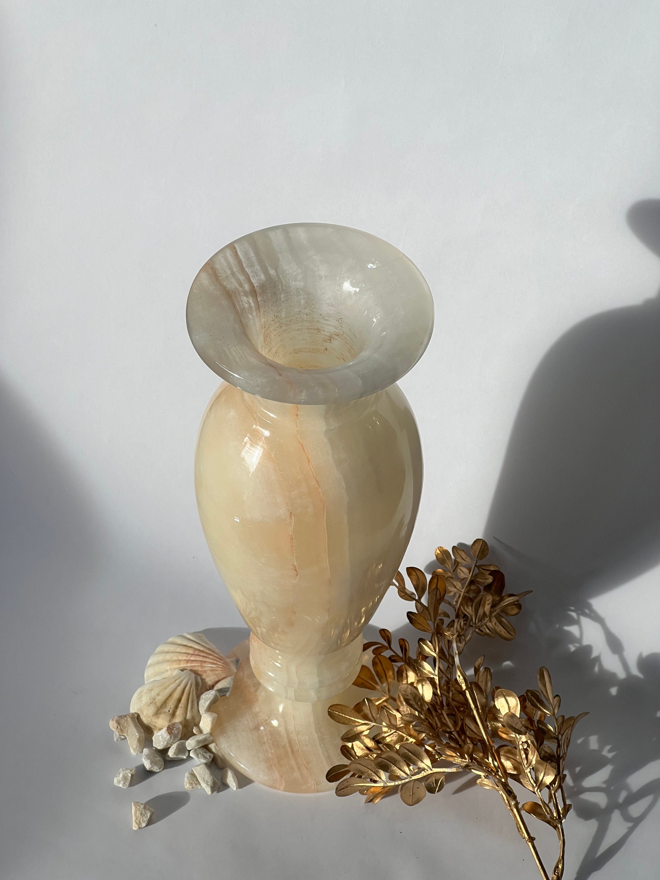 PETIT VASE DÉCORATIF cruche en onyx et métal - ONIX Extra Italy EUR 16,00 - FR