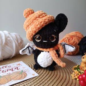 Bat Crochet PATTERN  PDF amigurumi tutorial little bat crochet toy pattern home decor