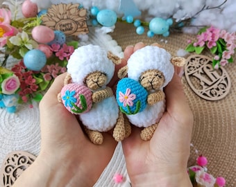 Sheep PDF Crochet Pattern: Lamb Amigurumi Digital Tutorial