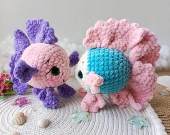 Fish PDF Crochet Pattern: Amigurumi Bubble Fish Toy (Digital Tutorial)