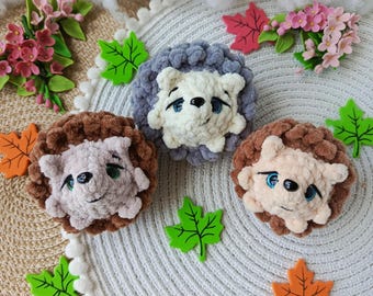 Hedgehog PDF Crochet Pattern: No-Sew Amigurumi Plushie (Digital Tutorial)
