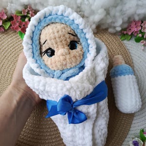 Newborn Baby PDF Crochet PATTERN,doll amigurumi tutorial,toy crochet pattern,no sew amigurumi pattern,amigurumi,DIY plushie,baby doll