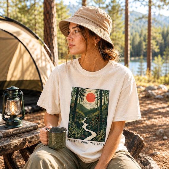 Ecology Shirt National Parks Tshirt Forestcore Conservation Shirt Vintage Nature Tee Granola Girl Aesthetic Eco Shirt Retro Wildlife T Shirt