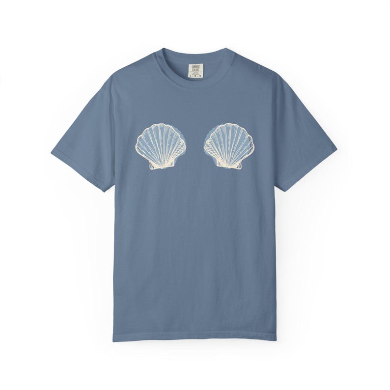 Camiseta de concha, sujetador de sirena, camiseta de pescador, camiseta de bikini de concha estética, camiseta de playa Oceancore, camiseta de verano de chica coco, viaje de chicas playero imagen 10
