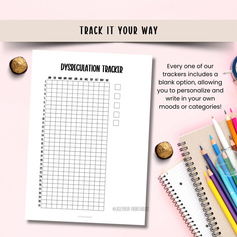 Autism Dysregulation Journal Tracker Page: Printable Sensory Log for ...