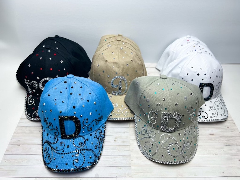 Custom Bling Hats, Sparkly Accessories for Any Occasion, Handmade Glam ...