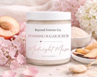 Zuckerpeeling| Parfüm duftendes Schäumendes Körperpeeling | Sheabutter Körperpflege | Jojobaöl Körperpflege
