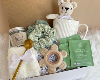 Gift  For New Mom and Baby Gift, Gender Neutral Gift For Newborn, Baby Gift Basket, Push Present For New Mom Care Package