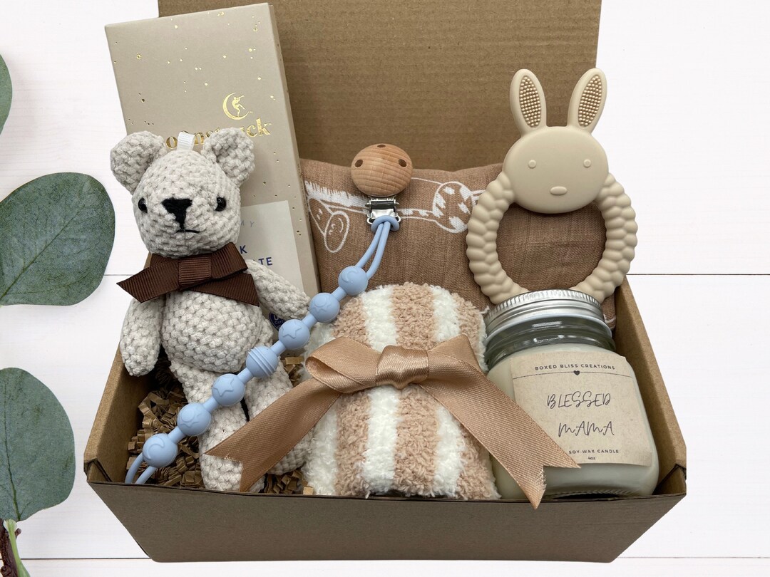 Gift for Newborn New Mom Push Present, Gift Box for Mom and Baby