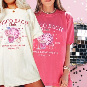 Disco Bach Party Shirt, ladys bach Party, Disco Bach Shirt, Bach Club Shirt, Bride Tee, Bridal Party. Last Disco Bachelorette Party Shirt