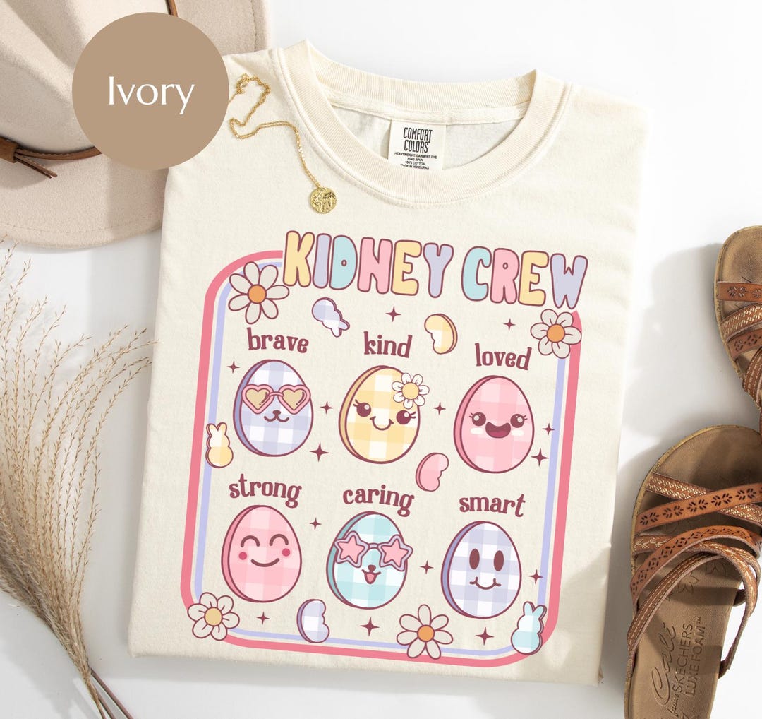 Kidney Nurse Crew Easter Egg Shirt, Dialysis Nephrology T-shirt ...