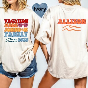 Family Vacation 2025 T-Shirt, Custom Family Vacation Shirts, Family Vacation Tees, Custom Family Matching Tee, Personalized Family Shirt.