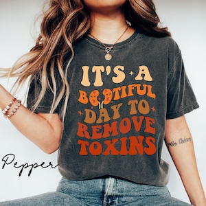 Dialysis Nurse Shirt, Nurse Appreciation Shirts, Dialysis Tech Tee, Gift For New Nurse,  It&#39;s A Great Day To Remove Toxins T-Shirt.