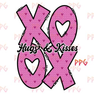 Hugs & Kisses PNG