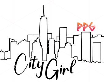 City Girl SVG & PNG