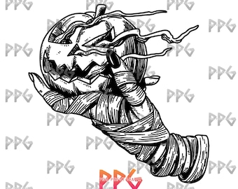 Mummy Hand SVG & PNG