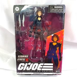 G.I. Joe Classified Snake Eyes: GI Joe origins Baroness 6" Collectible Figure