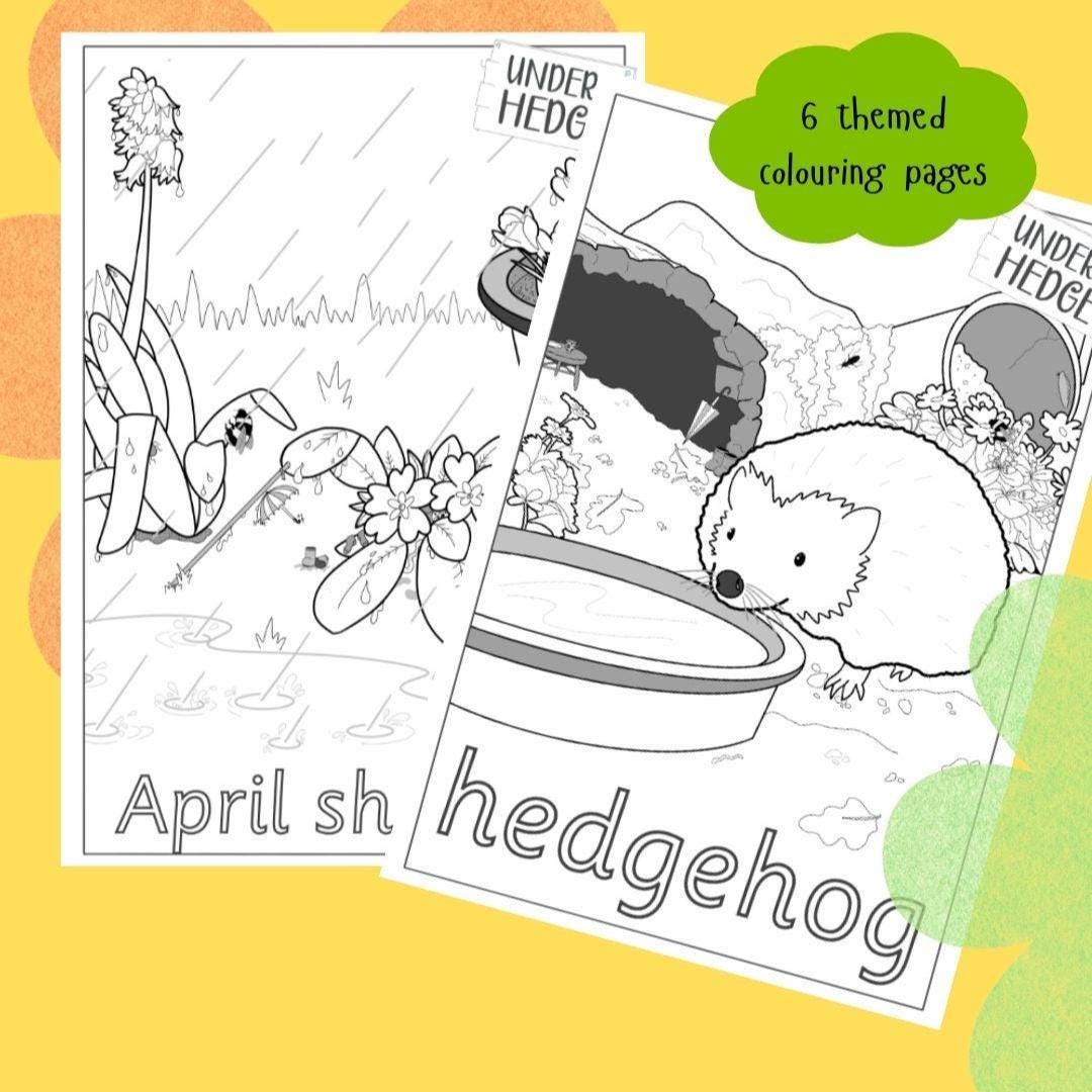 Signs of Spring Colouring Pages | Nature, Storytelling, Inference ...