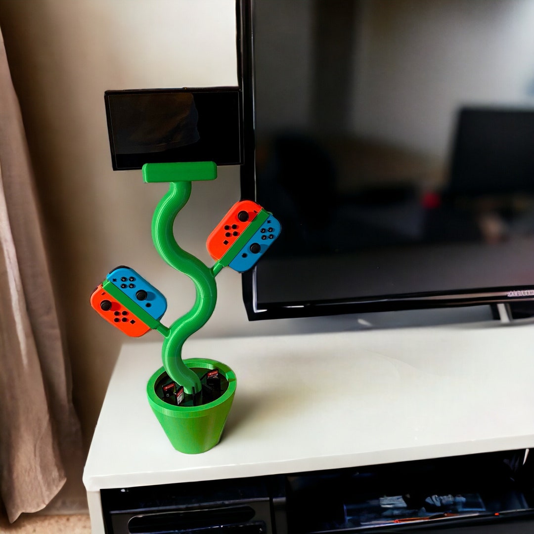 Nintendo Switch Plant Stand Charging Station Tiktok 3D Etsy