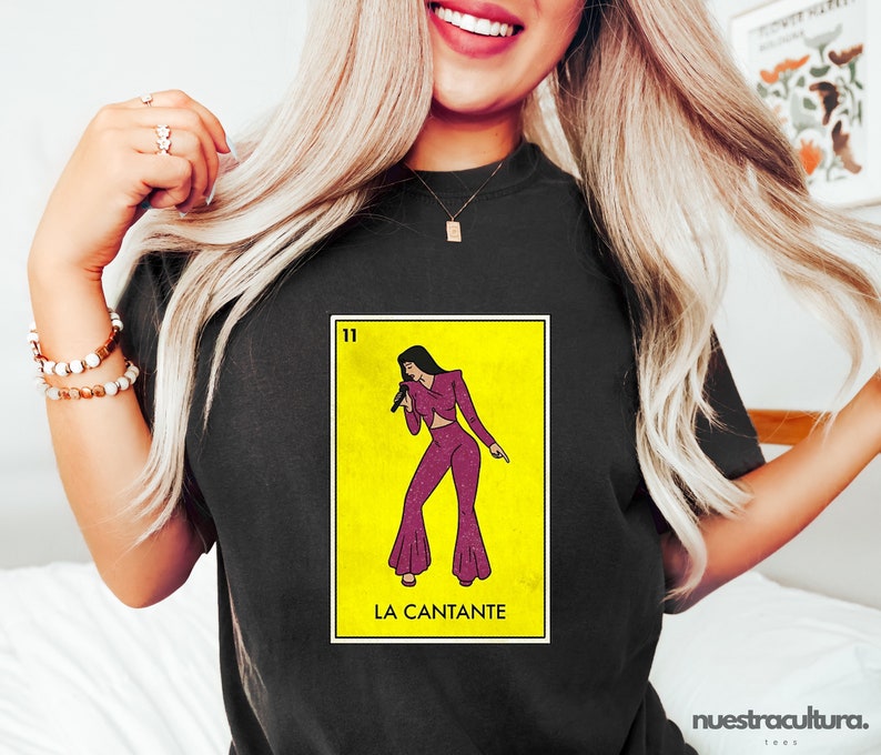 Selena Loteria Inspired Shirt Spanglish Shirt Funny Mexican Shirt Funny