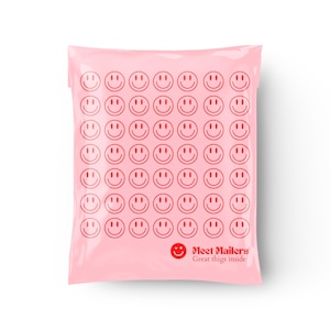 Happy Smiles - 10x13 Poly Mailer -Cute Poly   Mailers