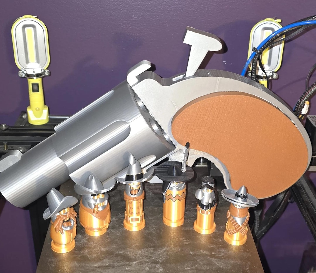 Pistolet Roger Rabbit Avec Support Et Plaque – Collector Années 80