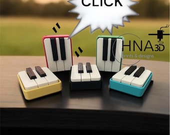 Porte-clés mécanique Clicky avec interrupteur à clavier : jouet anti-stress