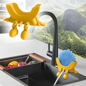 3D Printed Sponge Holder | Funny Kitchen Sink Organizer with Drainage