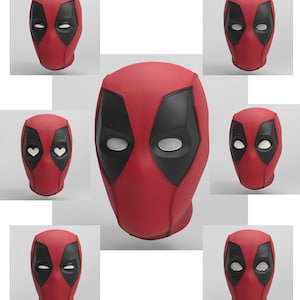 Deadpool mask with eyes - Etsy 日本