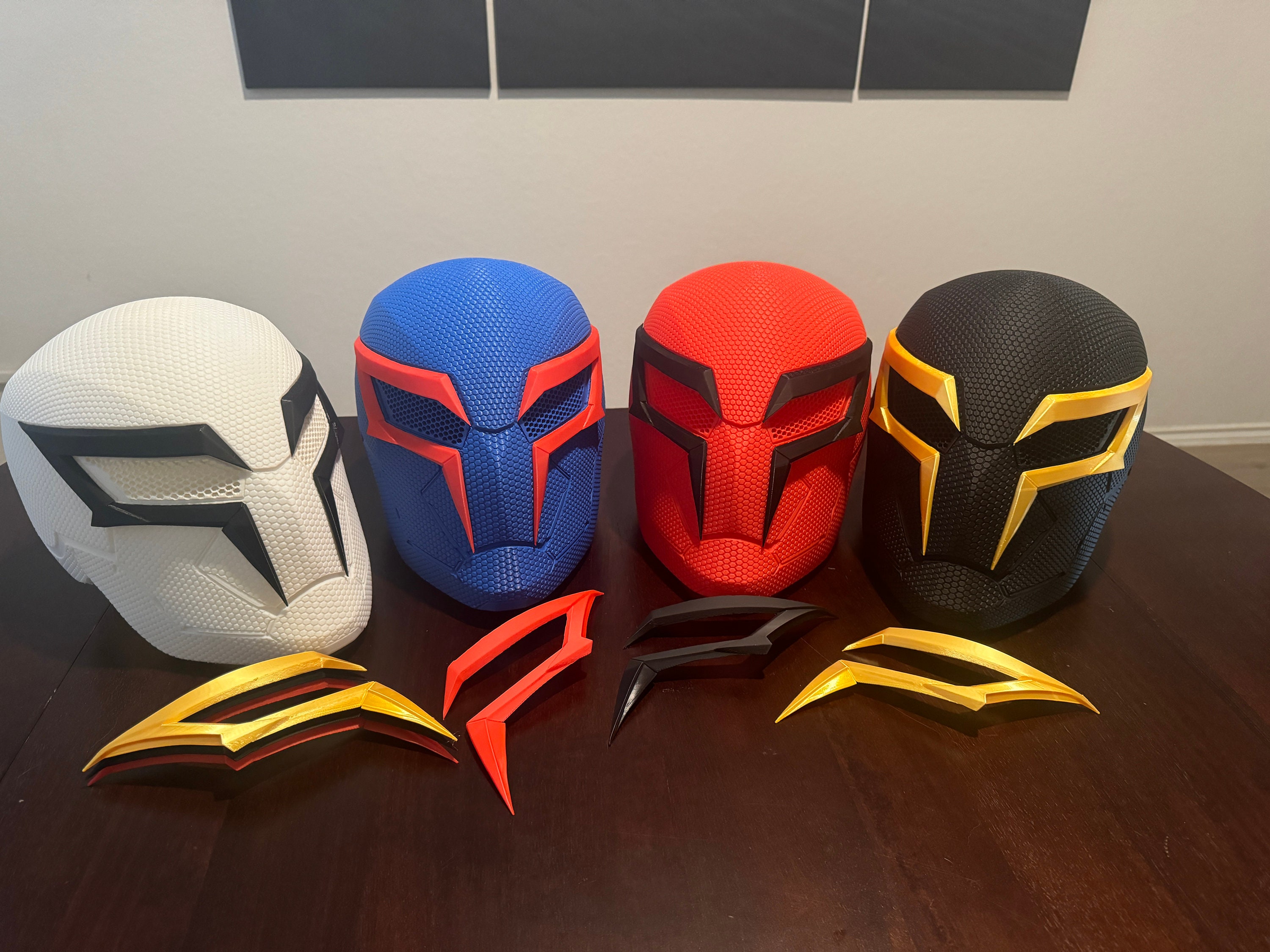 Spiderman 2099 Helmet: Miguel O'hara Cosplay, 3D Printed - Etsy