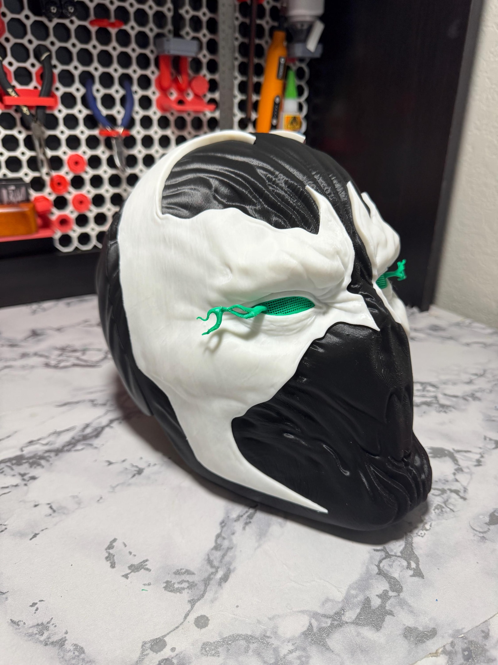 Spawn Mask Minecraft Spawn-inspired 3D Printed Wearable Mask | Cosplay Prop | Zombie Spawn ...