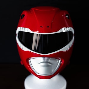 Red Power Ranger MMPR Wearable Cosplay Helmet Digital STL file (not a physical item)