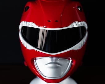 Red Power Ranger MMPR Wearable Cosplay Helmet