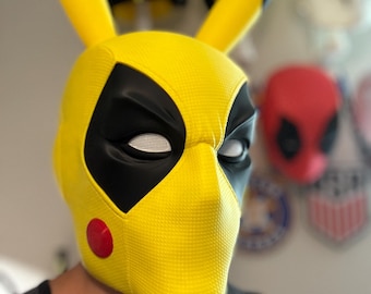 Casco de Deadpool impreso en 3D – Máscara de cosplay para usar, varios diseños
