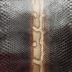 DEPOSIT ONLY - Custom Snakeskin Leather Guitar Pickguard - Brown Python as Indicated.