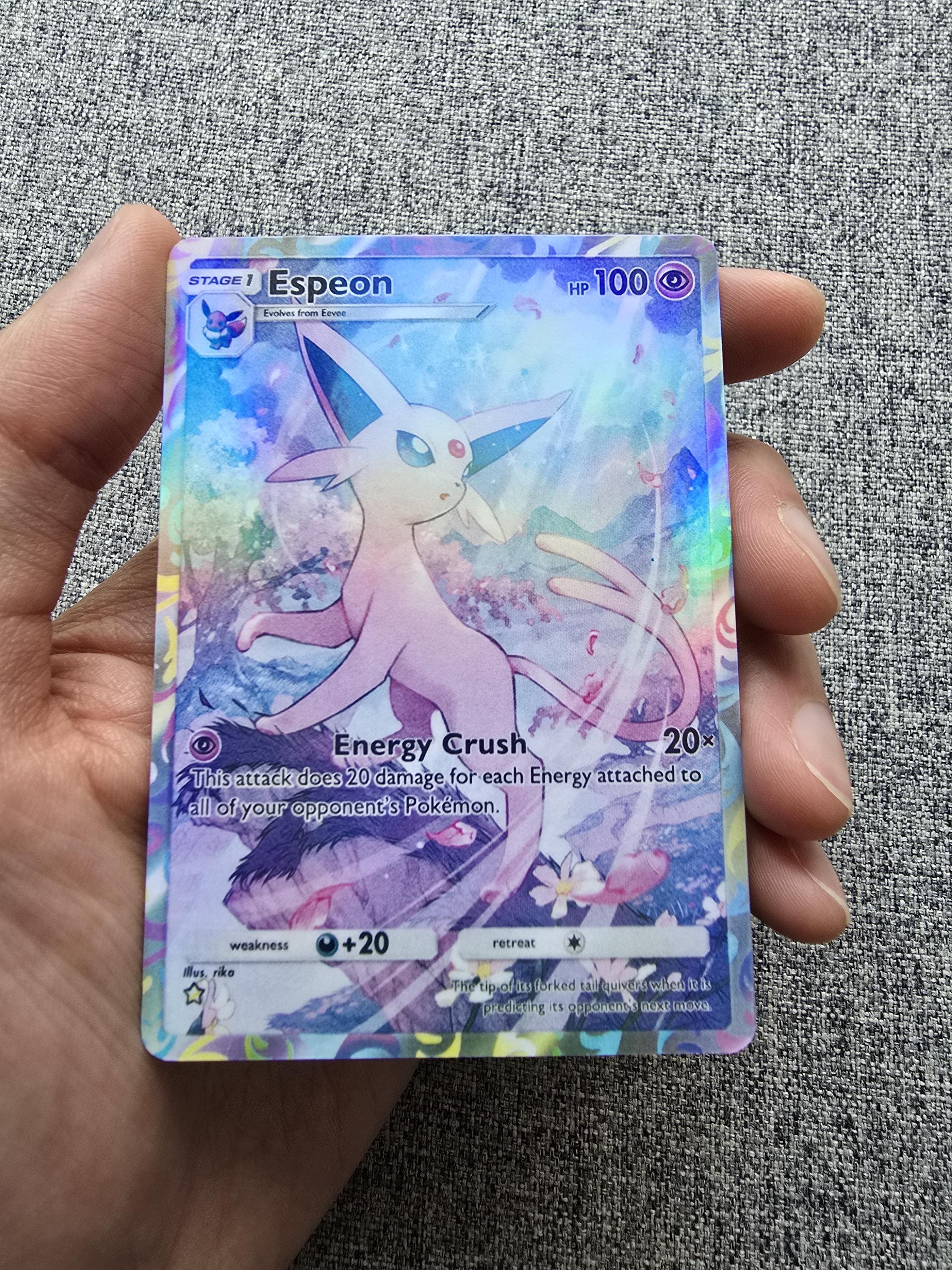 espeon pokemon card Espeon Vmax Pokemon Card Full Art NM Sword&Shield