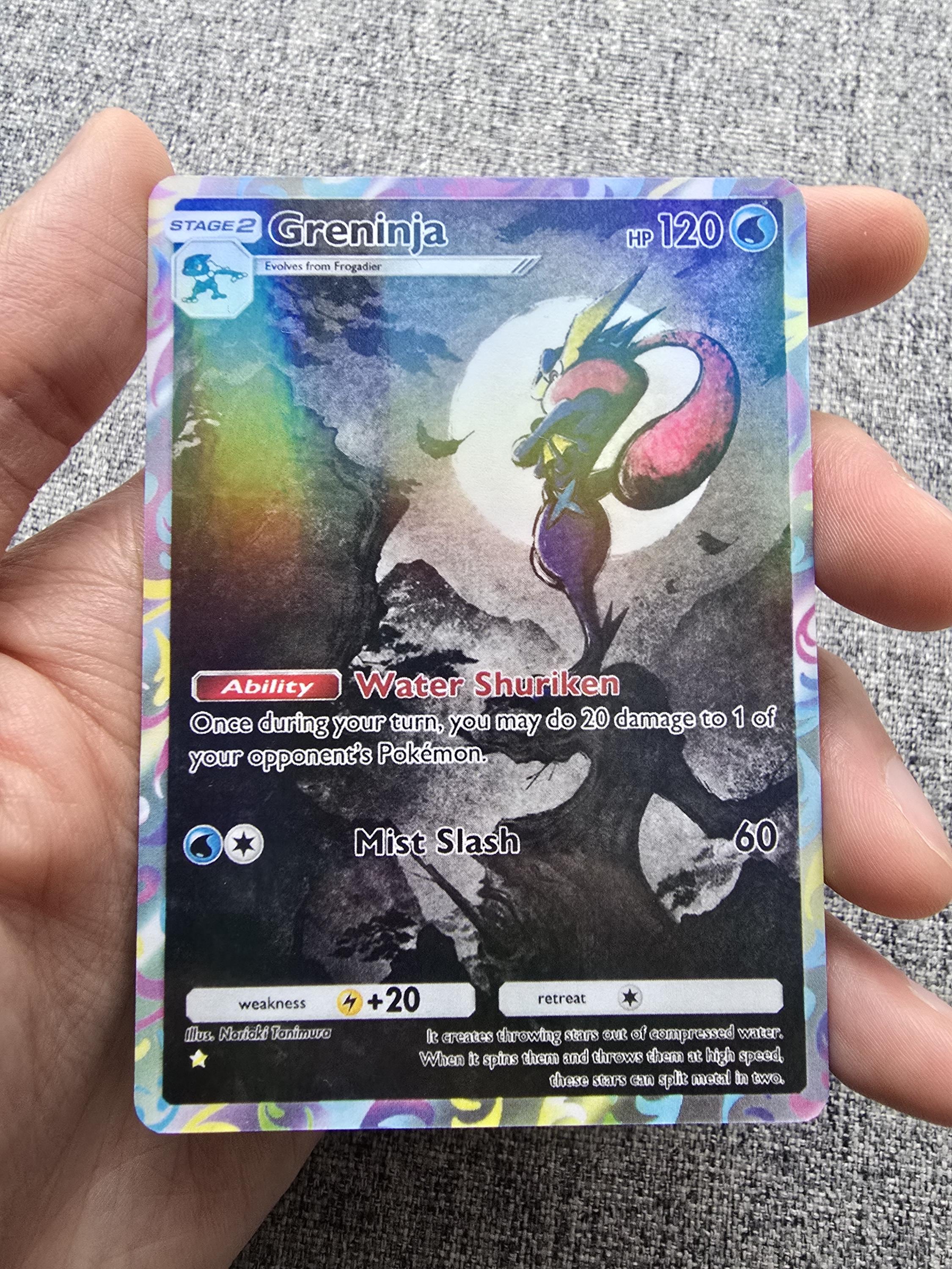 pokemon split cards Custom, Holographic, Glossy, Pocket TCG Handcrafted Pokémon - Greninja A4b Deluxe Pack cementing its place as a must Pokemon Split Earth [e4 072/088]