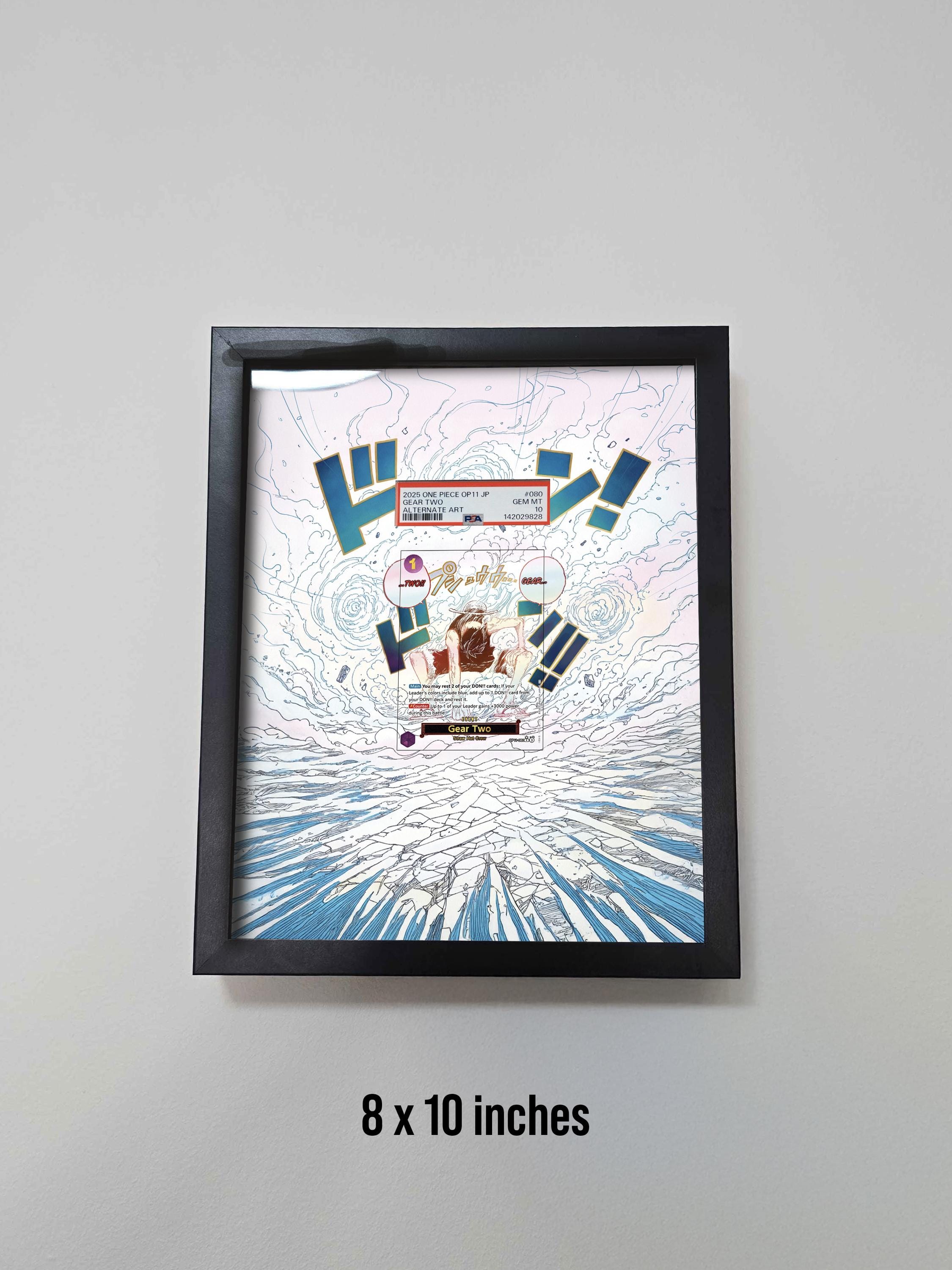 Luffy Gear Two Alt Art Frame | Custom Card Display | One Piece
