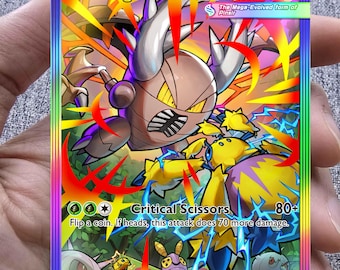 pokemon card mega pinsir EX Mega Rising Pocket Commemorate your favorite tabletop game with this Pinsir 2024 Pokemon Scarlet Mega Pinsir ex (Mega Rising