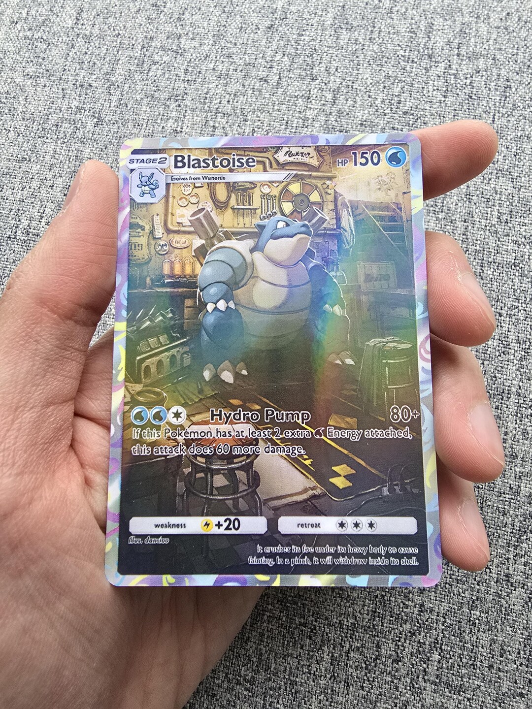 shiny blastoise pokemon card pokemon SM