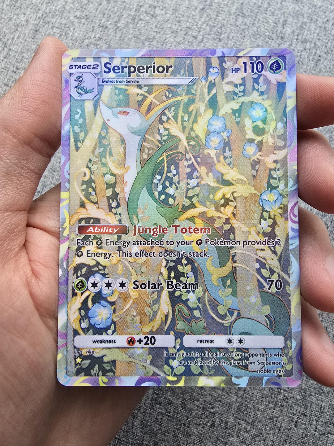 pokemon card servine Servine IR (Graded) Case main image 0