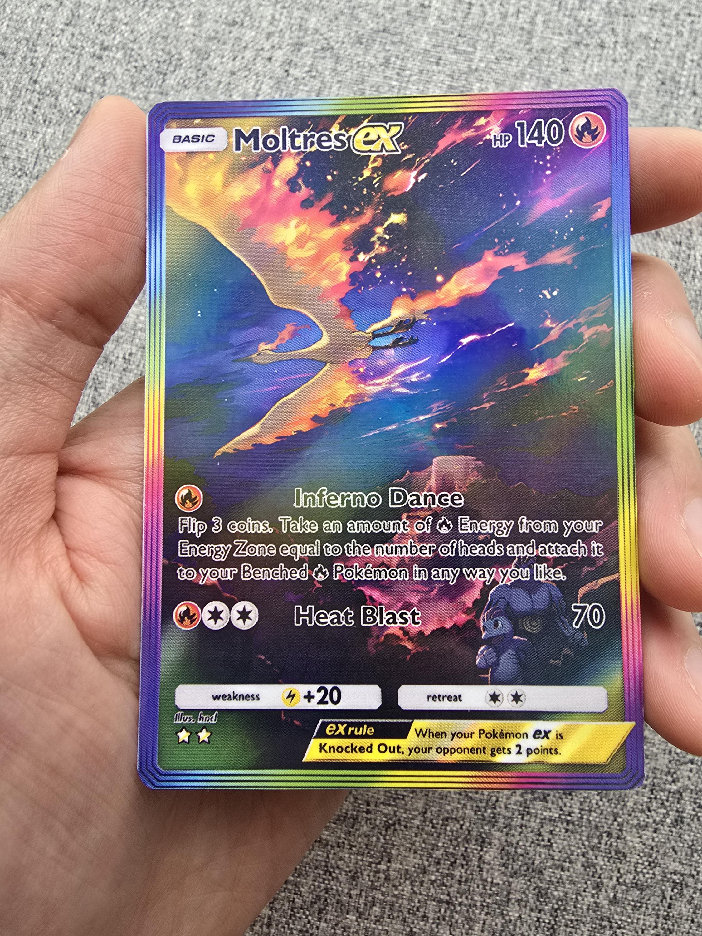Custom, Holographic, Glossy, Pocket TCG Handcrafted Pokémon Cards