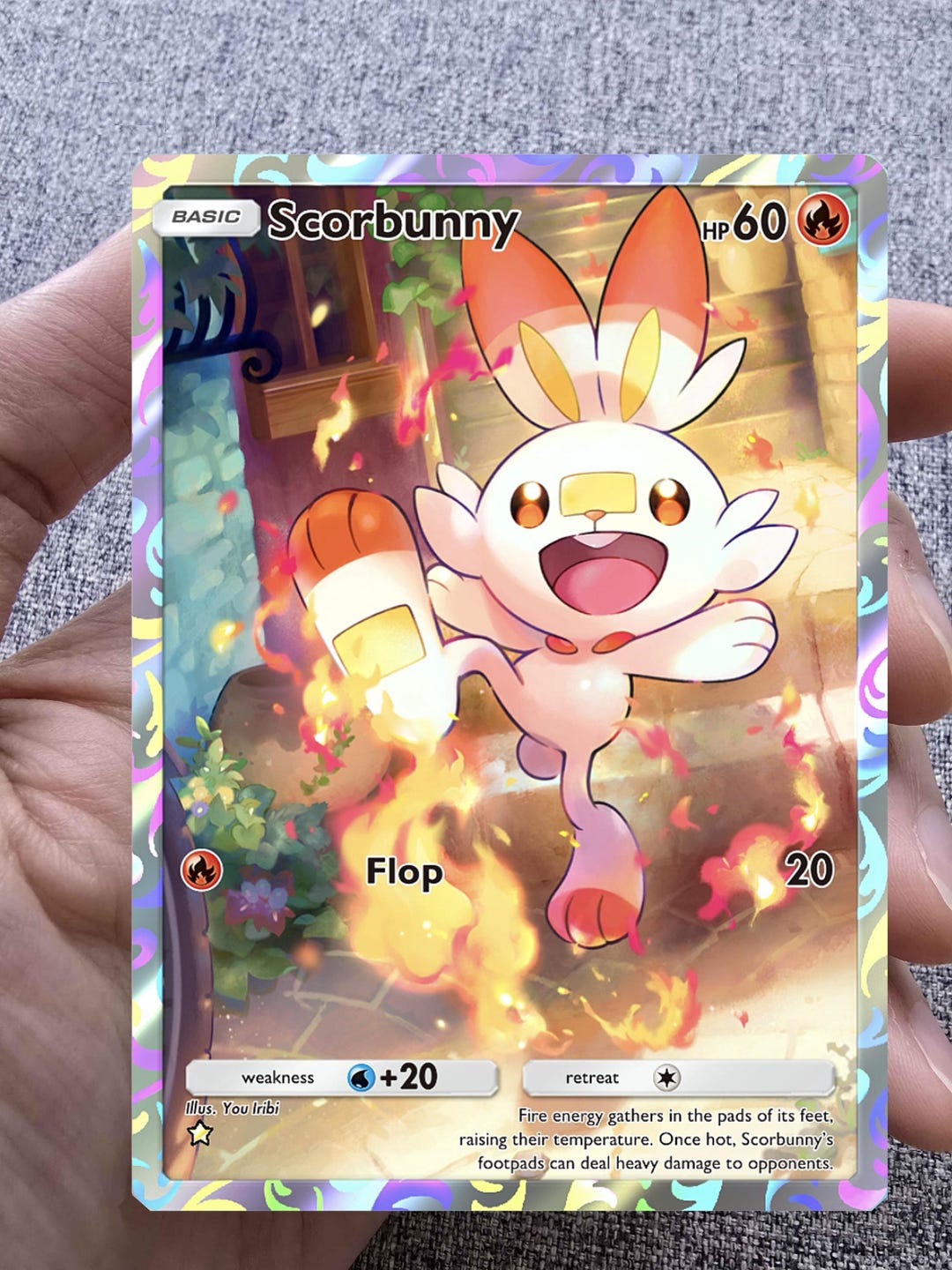 pokemon cards scorbunny (016/102) Common Retreat cost Pokemon Card Scorbunny AR 745/742