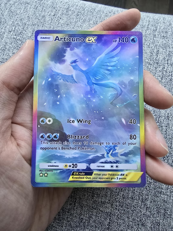 Custom, Holographic, Glossy, Pocket TCG Handcrafted Pokmon Cards -  Articuno ex