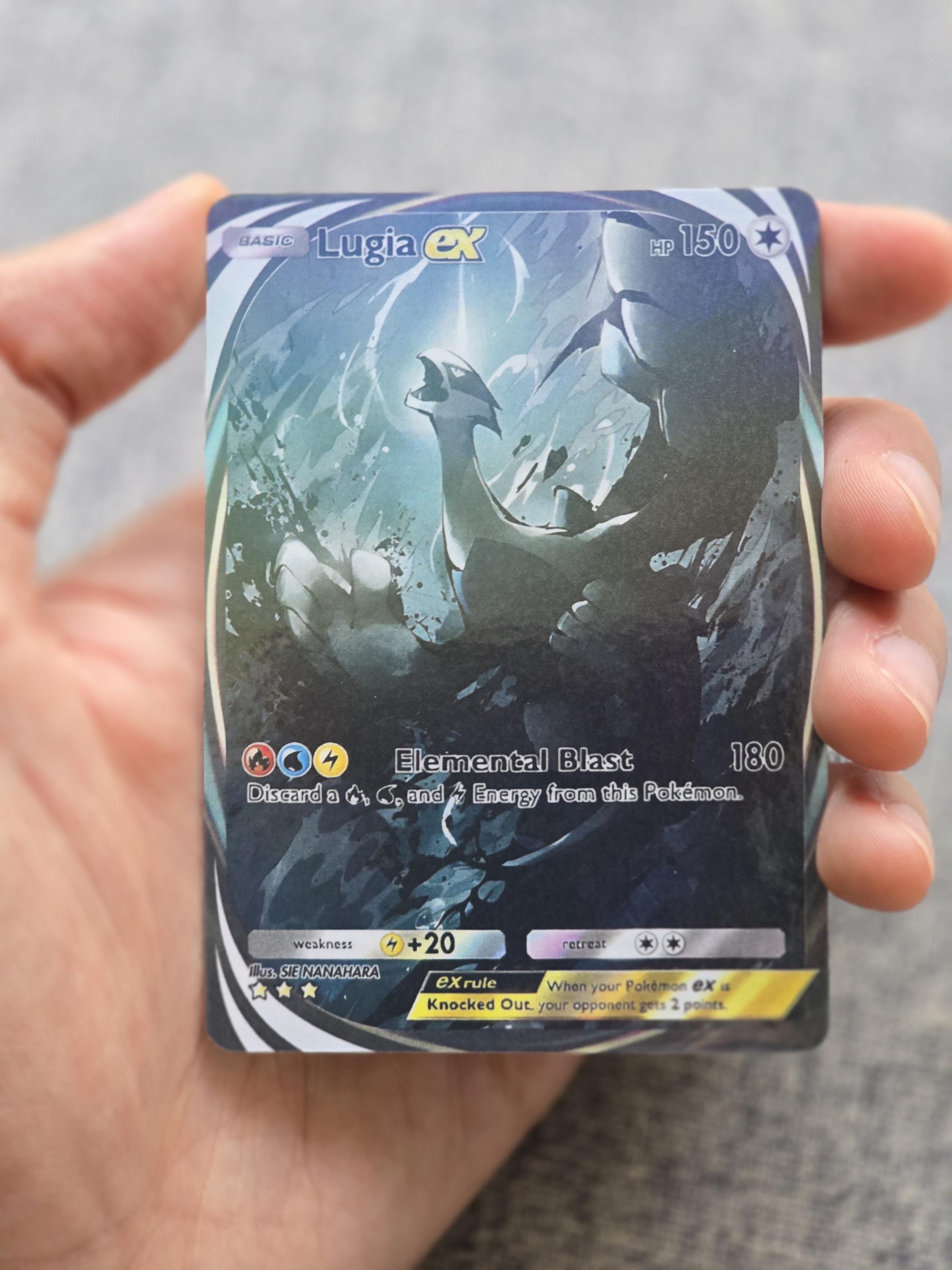Lugia 4 Card Binder - Etsy Lugia 4 Card Binder - Etsy