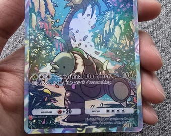 Custom, Holographic, Glossy, Pocket TCG Handcrafted Pokmon Cards - Bidoof  - Etsy