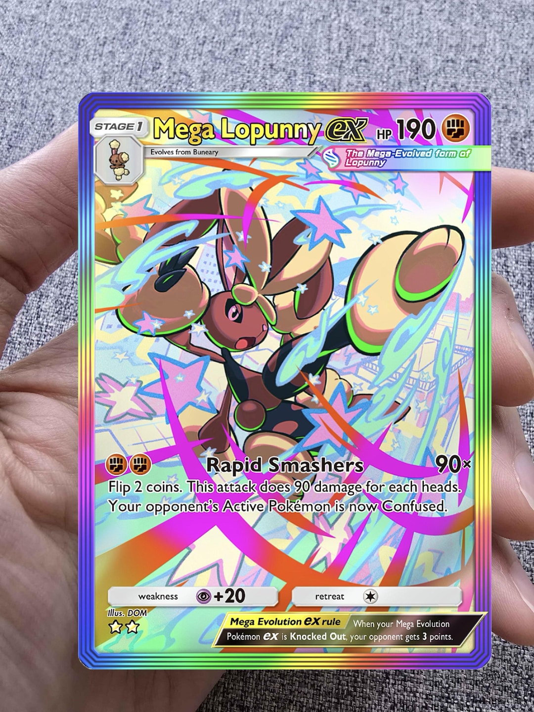 N♡a Custom, Holographic, Glossy, Pocket TCG Handcrafted Pokémon Cards