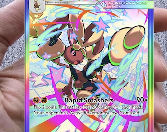 lopunny pokemon card 2025 Japanese M2 #114 Mega ex Special Art Rare PSA 10 Evolves from Buneary Type Mega Lopunny ex (#42, Crimson