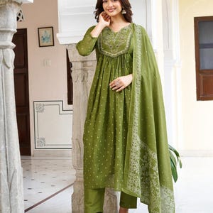 Pakistani Designer Chinon Silk fully embroidered Sequence Work Readymade Salwar Kameez Stitched Wedding Wear Suits